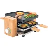 Distributeur Officiel Acheter ❤️ Koenig Gril à Raclette Bamboo, 4er – Grils à Raclette ✨ 13