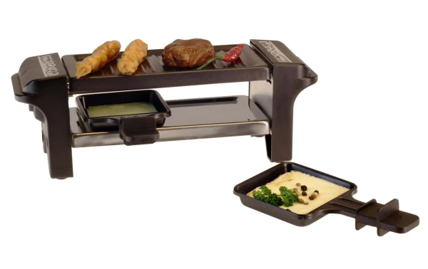 Offres 🌟 Nouvel Grill à Raclette Silhouette Noir 2 Personnes – Grils à Raclette 🔔 marque pas cher 3