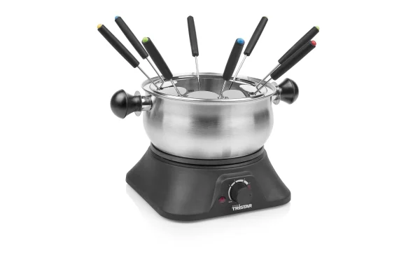 Meilleure affaire ⭐ Tristar Service à Fondue à La Viande FO-1109 10 Pièce/s, Acier Inoxydable/Noir – Kit De Fondue 😉 Retour Gratuit 1