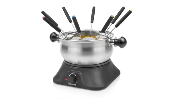 Meilleure affaire ⭐ Tristar Service à Fondue à La Viande FO-1109 10 Pièce/s, Acier Inoxydable/Noir – Kit De Fondue 😉 Retour Gratuit 3