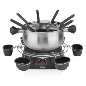 Meilleure affaire ⭐ Tristar Service à Fondue à La Viande FO-1109 10 Pièce/s, Acier Inoxydable/Noir – Kit De Fondue 😉 Retour Gratuit 9