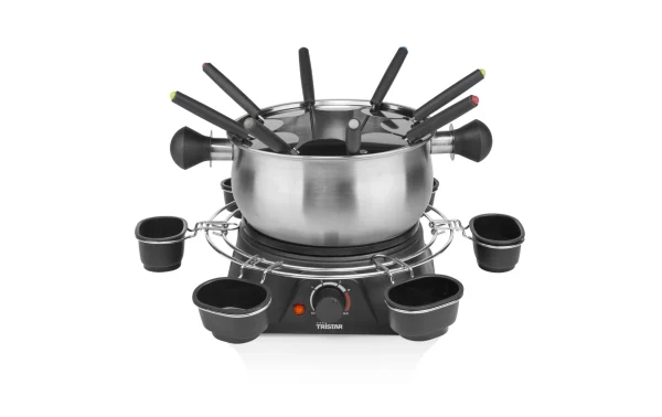 Meilleure affaire ⭐ Tristar Service à Fondue à La Viande FO-1109 10 Pièce/s, Acier Inoxydable/Noir – Kit De Fondue 😉 Retour Gratuit 4