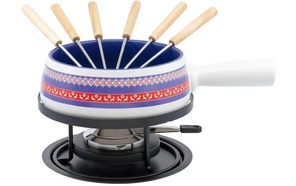 pas cher en vente De gros 🔥 Kadastar Service à Fondue Au Fromage Wollband 9 Pièce/s, Multicolore – Kit De Fondue 😉 1