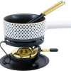 Coupon 😉 Kadastar Service à Fondue Au Fromage Dots 5 Pièce/s, Noir – Kit De Fondue 👍 shopping pas cher 7