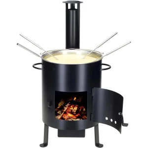 à prix très bas Sortie 😀 Nouvel Four à Fondue Au Fromage Openair 5 Pièce/s, Noir – Kit De Fondue ⌛ 7