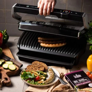 Grosses soldes ✔️ Tefal Gril De Contact Optigrill Elite XL GC760D12 2200 W – Gril De Contact ⭐ styles dernier cri 9