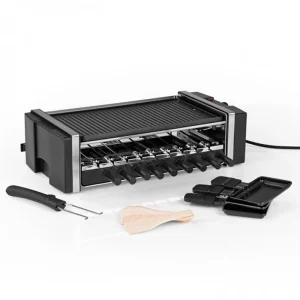 grossiste en ligne Budget 🌟 MAXXMEE Grill à Raclette 3en1, 1200W 6 Personnes – Grils à Raclette 😉 9